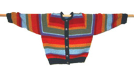 Harrisville Designs Childs Rainbow Cardigans & Tams Knit Pattern (P715)
